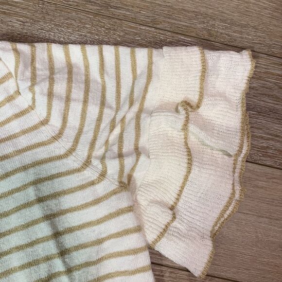 NWOT Ann Taylor Linen Blend Sweater Tee - Picture 3 of 5